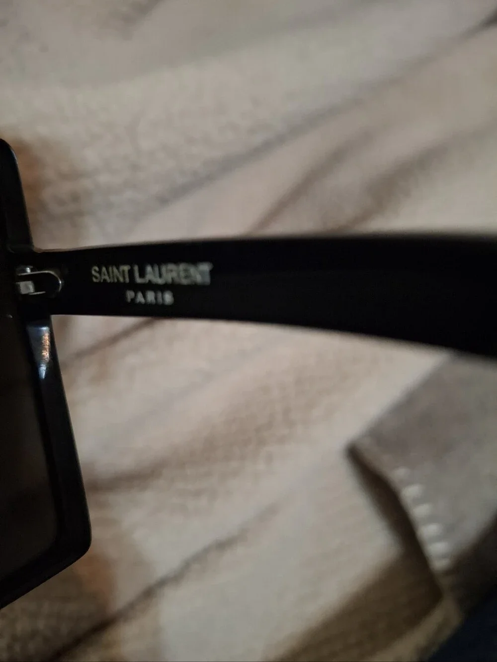 YSL Black Shield Sunglasses - Classic Polarized Look